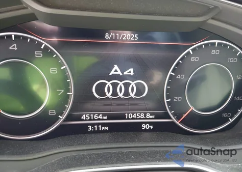 2017 Audi A4 2.0T Season Of Audi Ultra Premium z USA, uszkodzony, nr VIN WAUKMAF43HN056104